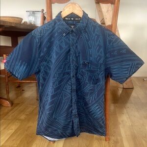 TANOA short sleeve button down Aloha Shirt size S